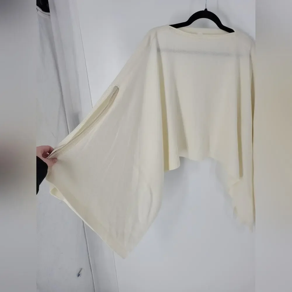 Lululemon White Opal Forward Flow Poncho